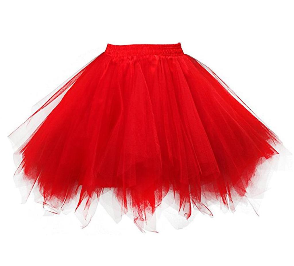 Mesh Princess Tutu Skirt for Kids - Puffy Ballet Dance Costume Skirt