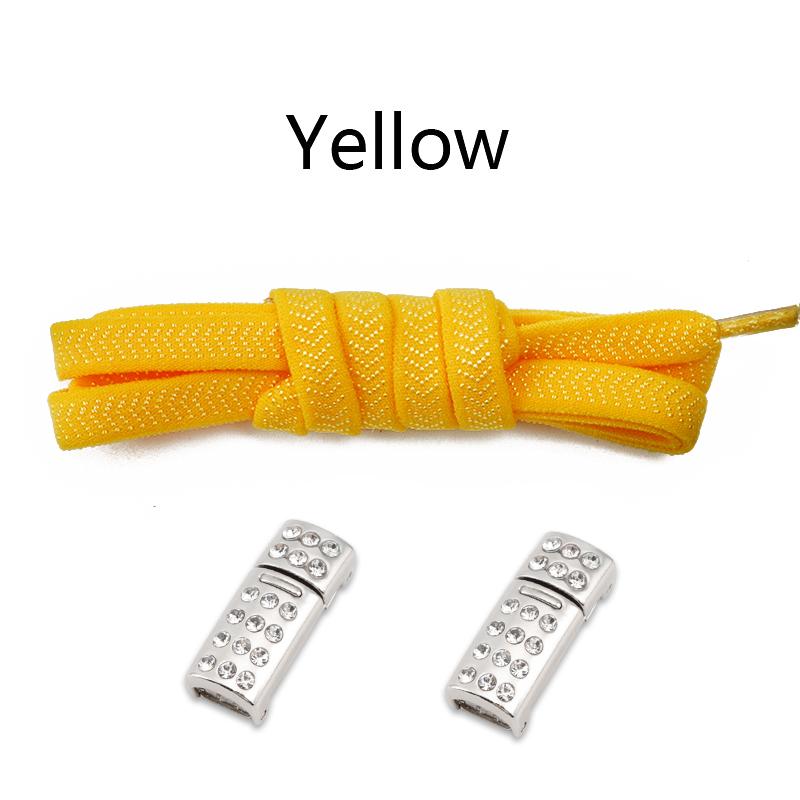 Nuovi Laccetti Magnetici a Chiusura a Diamante senza lacci Bambini Adulti Laccetti Elastici Scarpe da Ginnastica 8mm Scarpe Basse Senza Laccio Accessori per Scarpe