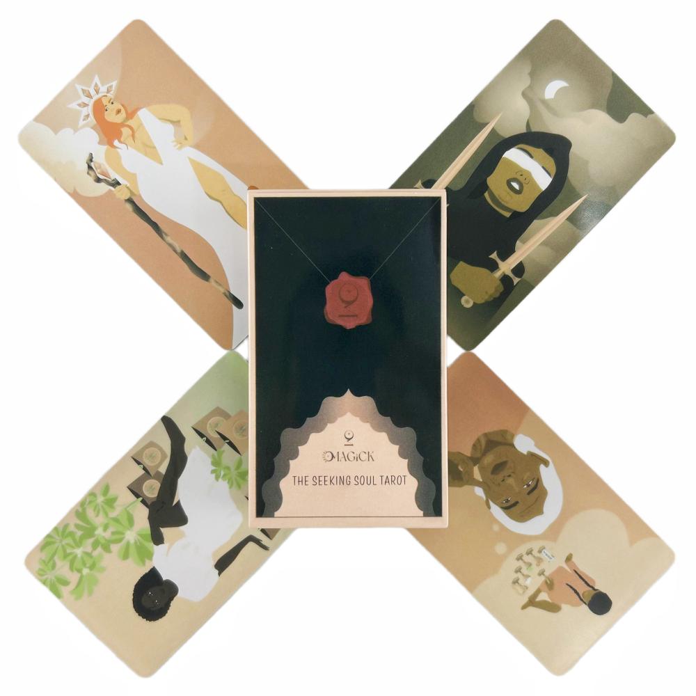 The Seeking Soul Tarot Cards A 78 Deck Oracle English Visions Divination Edition Board Playing Games
