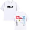 Bad Bunny DTMF Debi Tirar Mas Fotos 2025 New Album T Shirts Men Women Clothing Cotton Oversized T-shirts Hip Hop Fashion T-shirt
