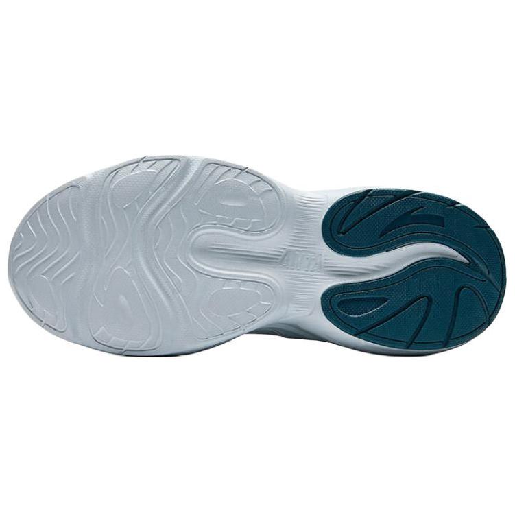 Anta Comfortable Trendy Shock Absorbing Non-Slip Wear-Resistant Low-Top Casual Shoes Men sneaker Gray Blue 912448810-3
