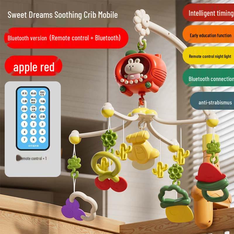 Musical Rotating Projection Crib Mobile for Newborns (0-3 Years)