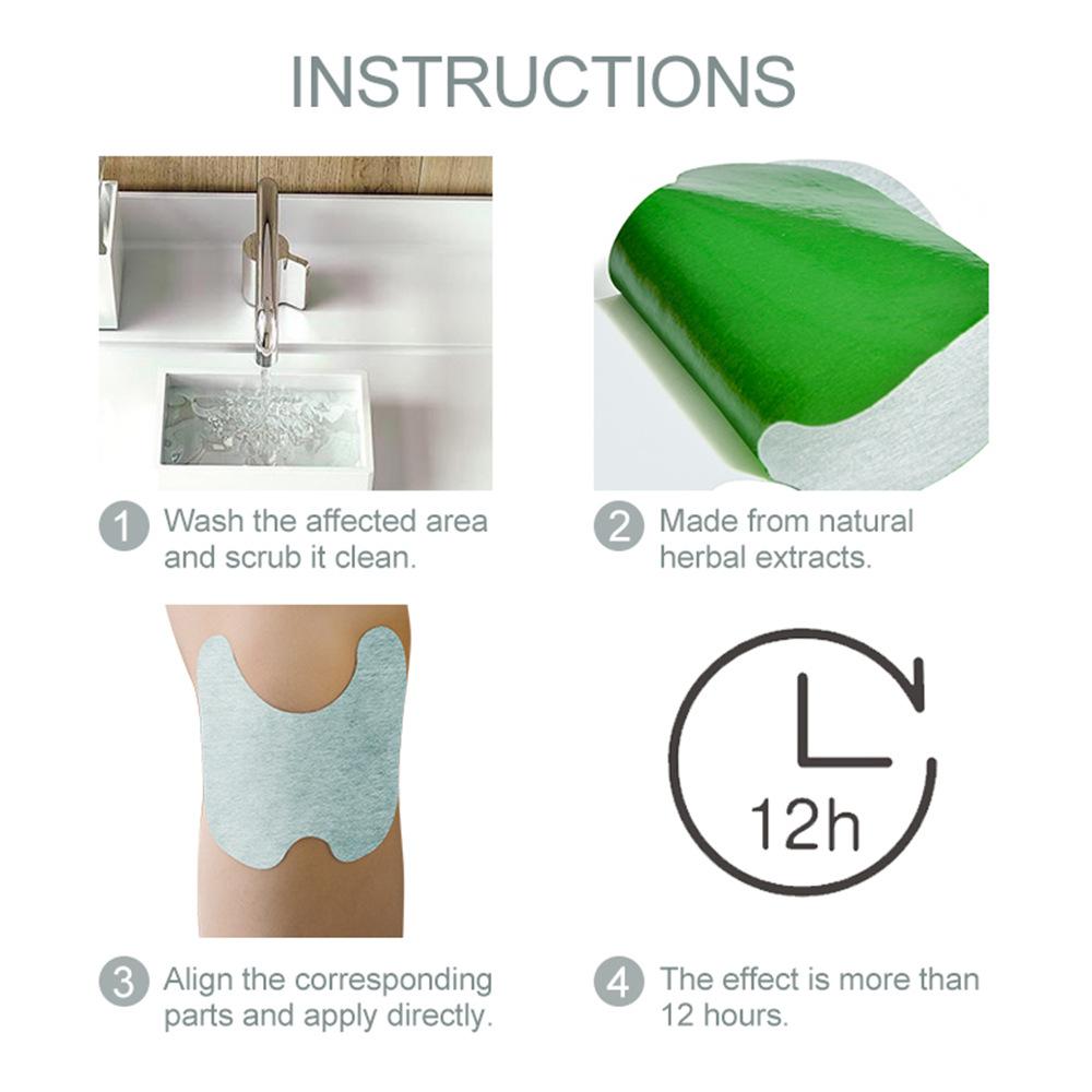 36pcs Wormwood Knee Plaster Pain Relief Patches Chinese Herbal Medical Plaster Muscle Joint Stickers