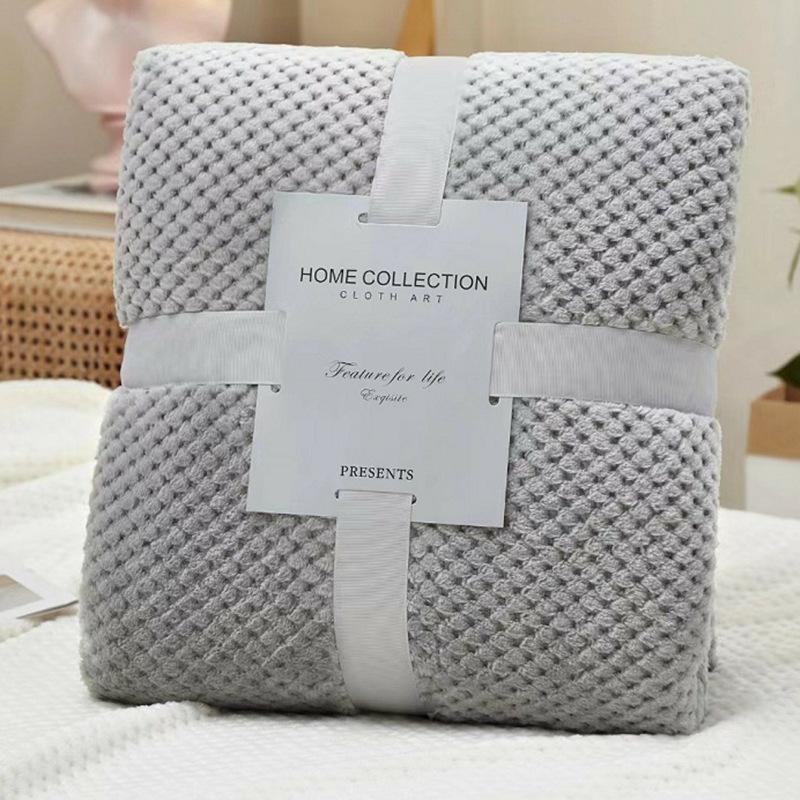 Plaid Thicken Flannel Soft for Baby Newborn Receiving Blankets Bed Accessories Sofa Blanket Stroller Siesta Cover Kids Gift