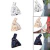 Chinese Calligraphy Pattern Knot Bag Casual Portable Purse for Business Events