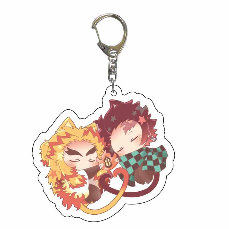 Demon Slayer Anime Acrylic Keychain Pendant 55mm