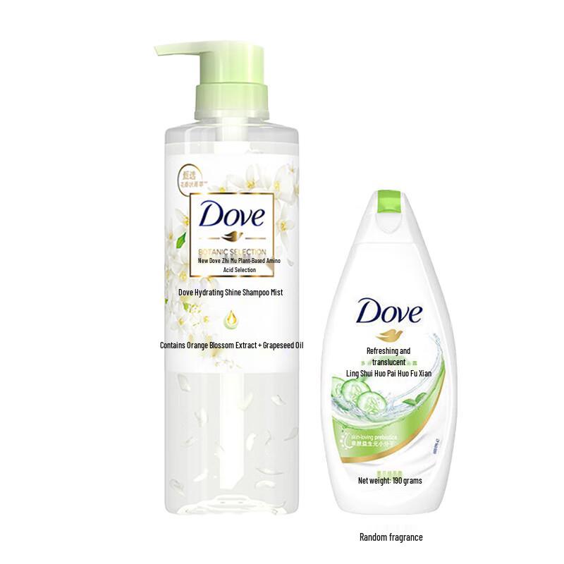 

Dove Botanical Hydrating Shampoo & Shower Gel Combo Set