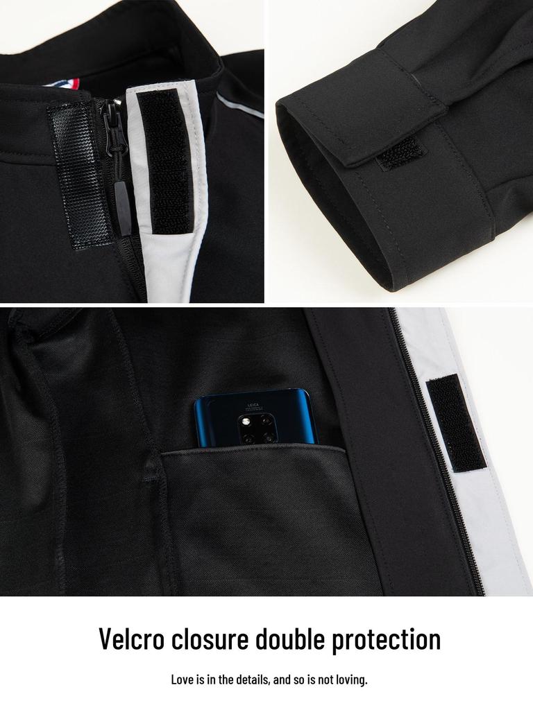 BMW Waterproof Workwear Jacket with Custom Logo for Employees - Stand-up Collar, Autumn/Winter Season
