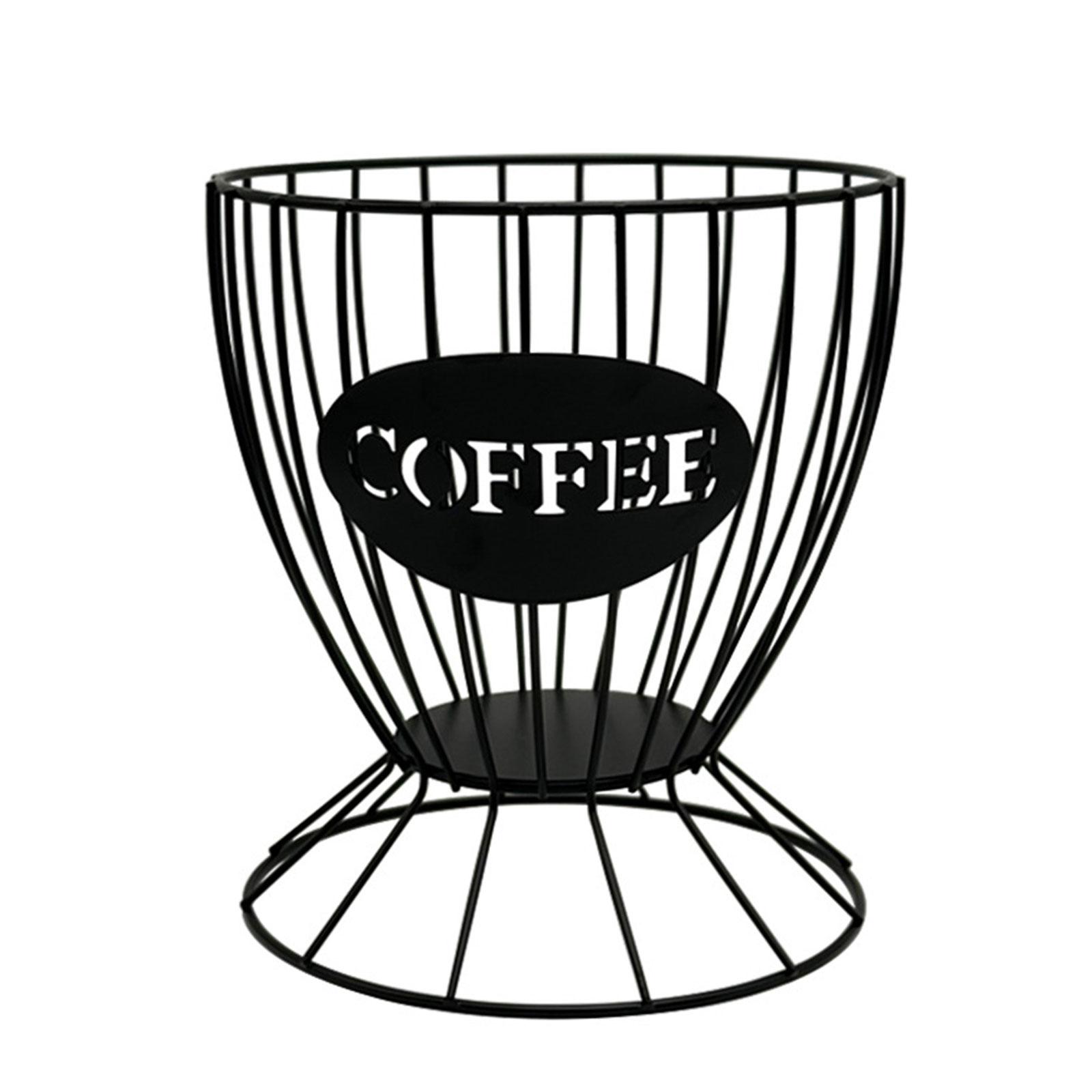 Portable Capsules Coffee Storage Solution Practical Coffee Display Basket Elegant Coffee Holder Storage Organizers Stand