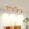 Aisle Light Modern Wooden Track Light Restaurant Decoration Ceiling Spotlight Living Room Log Led Ceiling Lamp