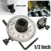 1/2" Dr Torque Angle Gauge For Torque Wrench 0-360 Degrees Clear Scale Easy To Read