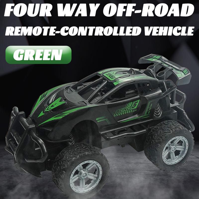 

Children s electric wireless remote control car 1:43 model remote control car racing competition game interaction зелений