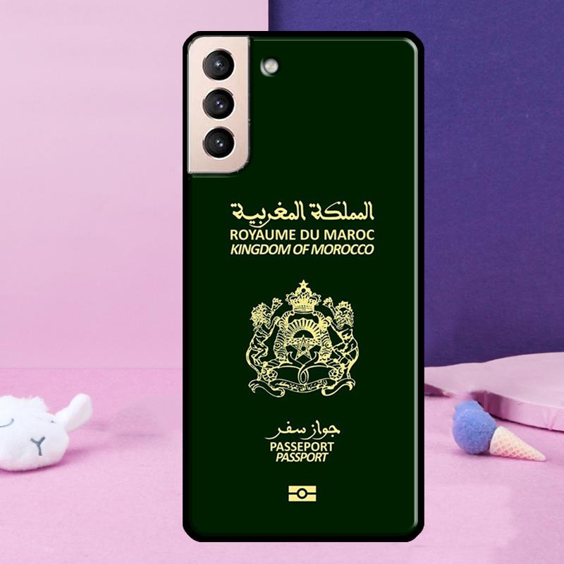 Morocco Flag Case For Samsung Galaxy S23 S22 Ultra S21 S20 FE Note 10 20 Ultra S8 S9 S10 Plus Cover