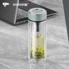 Double-Layer Borosilicate Glass Tea Infuser Bottle