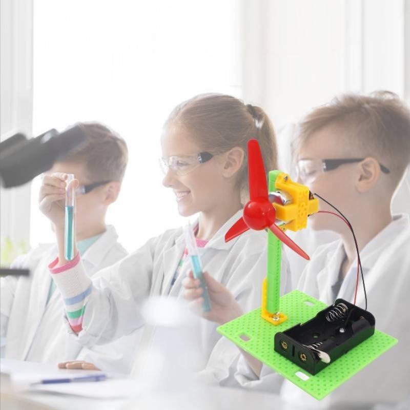 Grund- und Mittelschüler Bastel-Kunststoff-Elektrolüfter Wissenschaftsexperiment Materialpaket Großhandel Se-22 Farbe