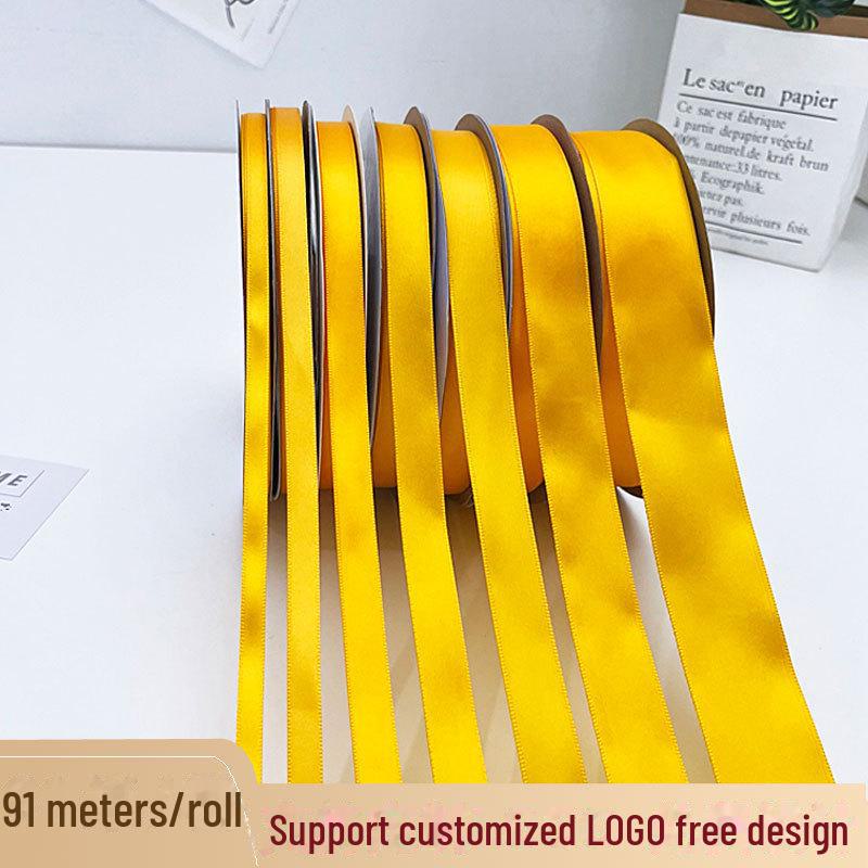 Gold Ribbon Set: 4cm, 2.5cm, 6mm Rolls for DIY Bows & Gift Decoration