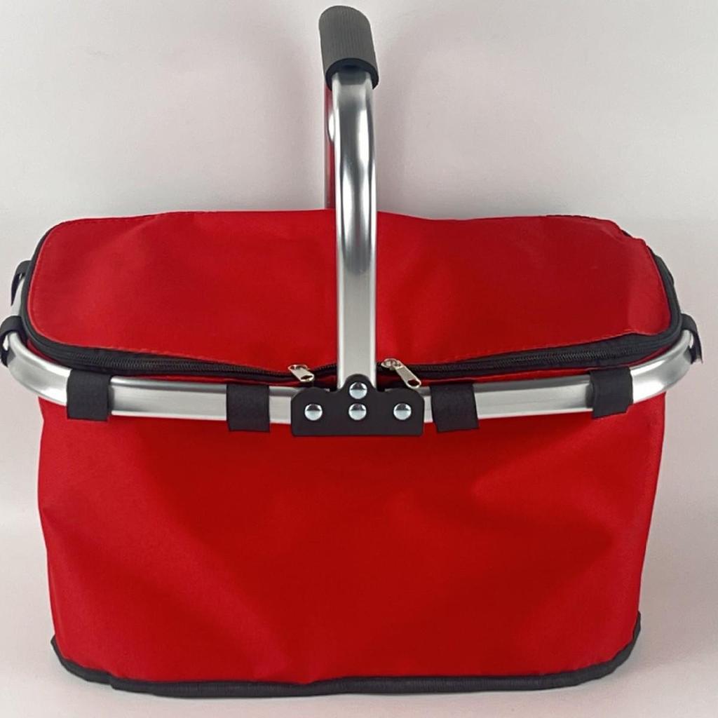 Foldable Insulated Picnic Basket with Ice Pack for Outdoor Use - Portable for Bento, Fast Food, or Takeout