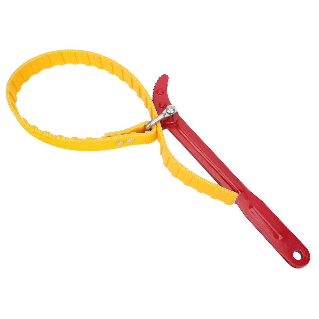 18.9in Belt Wrench Oil Filter Puller Strap Multi-Purpose Anti-slide Chain Jar Lids Cartridge Disassembly Tool Plumbing Tools