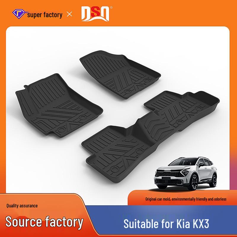 Kia K3, K5 GT, KX3, KXcross All-Season TPE Eco-Friendly Car Floor Mats