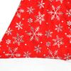 Adult Gild Snowflake Pattern Santa Hat Windproof Hat Traditional Red Christmas Santa Hat for Teens New Year Presents