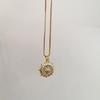 Korean Influencer-Inspired Rhinestone Necklace - Versatile Rose Collarbone Jewelry