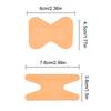 20Pcs/Box H Butterfly Shape Medical Fingertip Band Aids Antibacterial Wound Dressing Protect First Aid Bandaid Bandage Patch