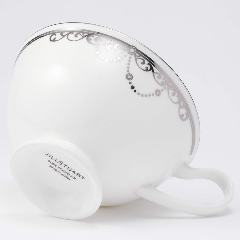 JILL STUART Cup and Saucer Set, 200cc, for Tea and Coffee, Made In Japan, 51852-23116