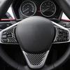 AU04 -Carbon Fiber For BMW X1 F48 2016-2022 X2 F39 2018-2022 Car Steering Wheel Cover Trim Interior Accessories