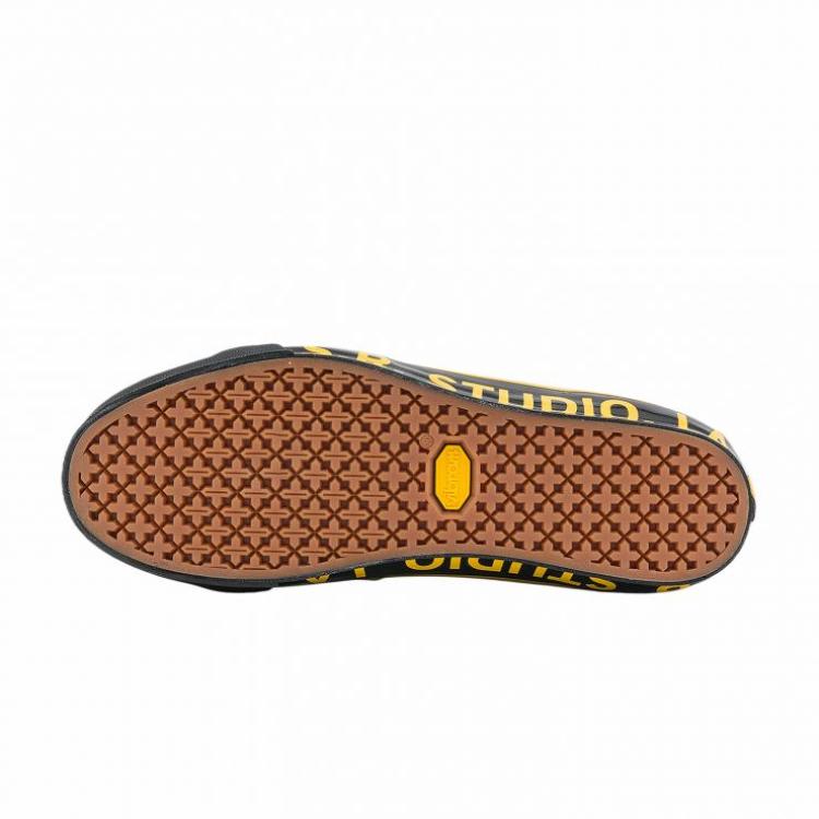 Vans S.R. STUDIO. LA. CA. x Sk8-Hi Reissue 38 Vibram Black Orange Unisex Sneakers VN000S54Y23