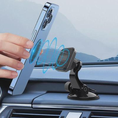Magnetický držiak na telefón do auta s prísavkou na palubnú dosku