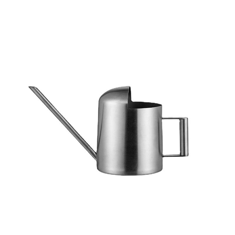 300ML Stainless Steel Watering Can with Long Spout for Plants and Succulents - Ideal for Kids and Mini Gardens