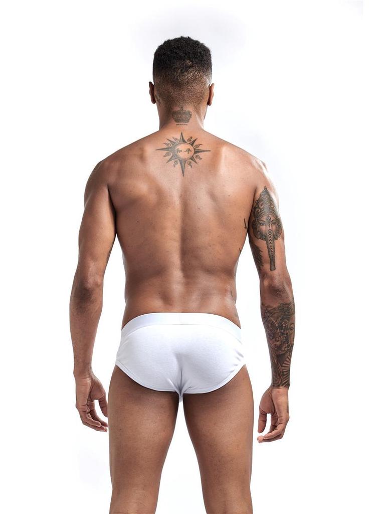 JOCKMAIL Men's Low Rise Combed Cotton Jockstrap Briefs with U-Pouch
