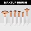 Elegant Fan Cosmetic Brush For Detailed Makeup Application Everyday Makeup Essential Full Coverage Concealer Brush