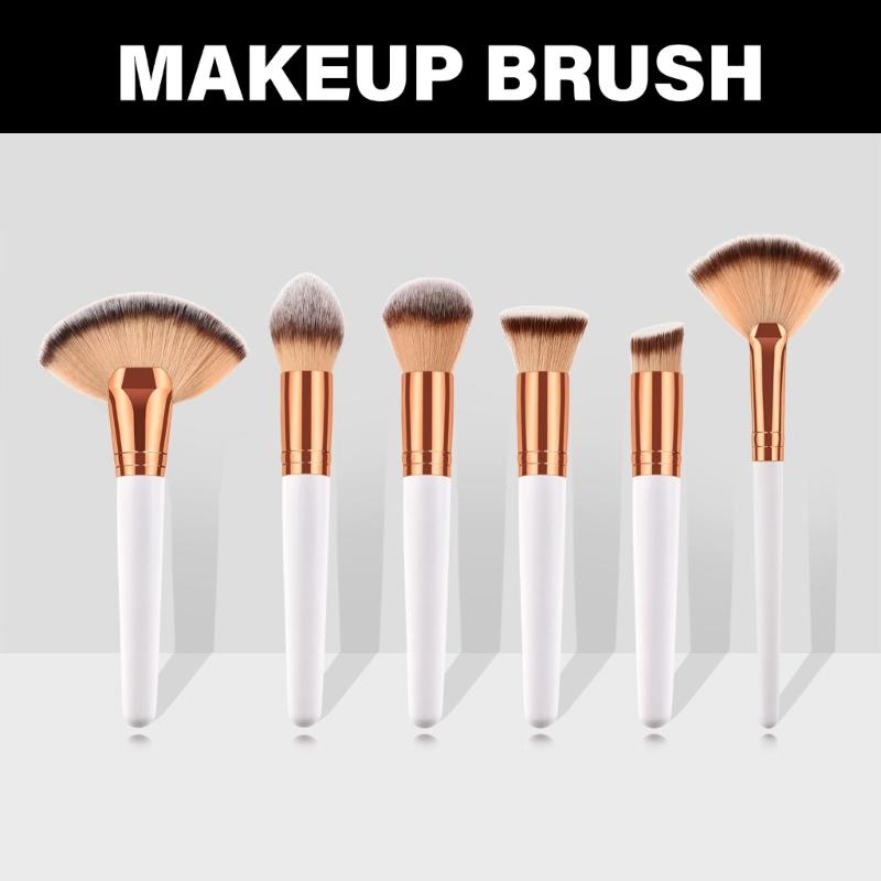 Elegant Fan Cosmetic Brush For Detailed Makeup Application Everyday Makeup Essential Full Coverage Concealer Brush