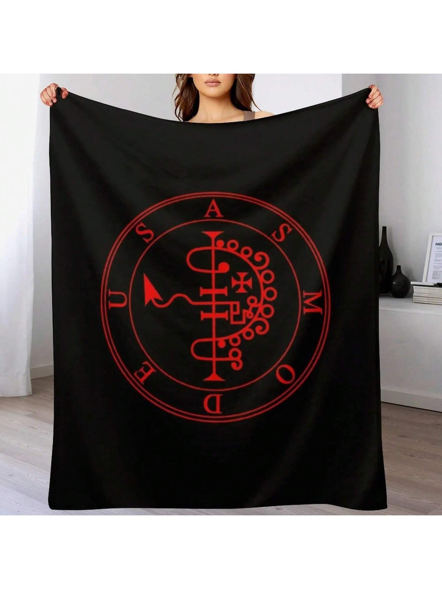 

Асмодей - Гоетия (красный) Плед Косплей Аниме Пледы и Покрывала Мягкие Постельные Одеяла Для Кровати Одеяла 75X95CM серый