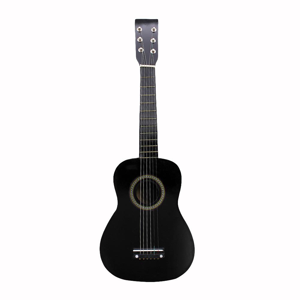 Beginner Guitar 23 Inch Small Guitar Classical Wood Guitar Musical Instrument Toy For Kids/Girls/Boys/Beginners 6-String Guitar чёрный