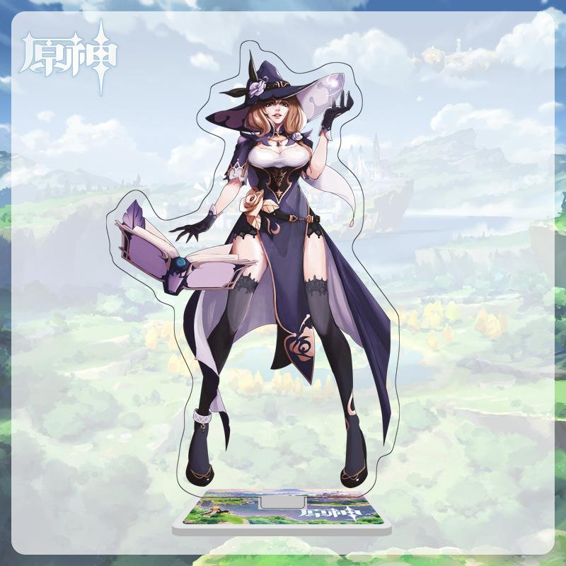 16cm Height Acrylic Large Stand-up Display Featuring Characters From Mondstadt and Liyue In Genshin