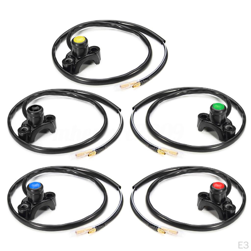 ATV 22mm Handlebar Engine Kill Stop Button Switch