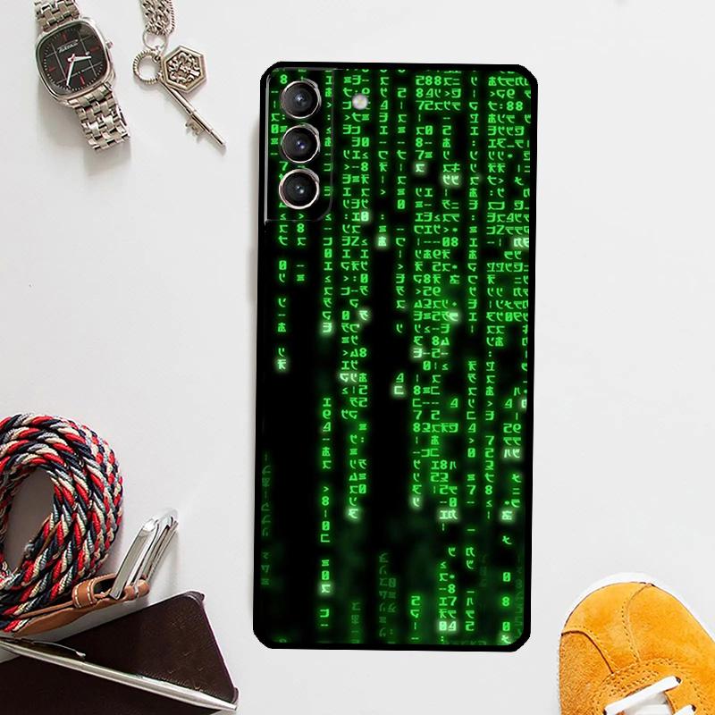 

Matrix Cover For Samsung Galaxy S23 Ultra S8 S9 S10 S22 Plus S20 S21 FE Note 10 20 S24 Ultra Case Galaxy S21Ultra