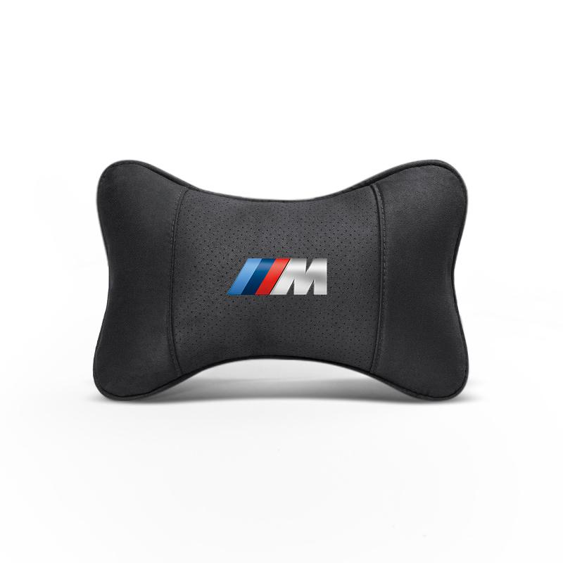 1pcs Car Headrest with Soft Suede Upholstery Valve Cap For BMW X1 X2 X3 X5 X4 X6 X7 iX3 F20 F10 F07 E70 E46 E90 E92 E60 E39