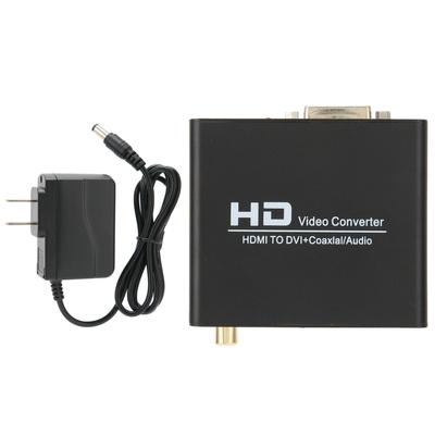 Převodník HD multimediálního rozhraní na DVI digitální koaxiální analogový stereo výstup pro...
