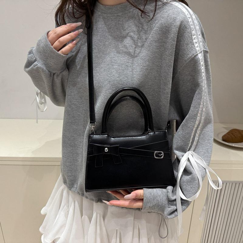 Modischer Gürtel Kleine Quadratische Tasche, Stilvolle und Modische Schleifen-Handtasche, Lässige Crossbody-Tasche für Damen