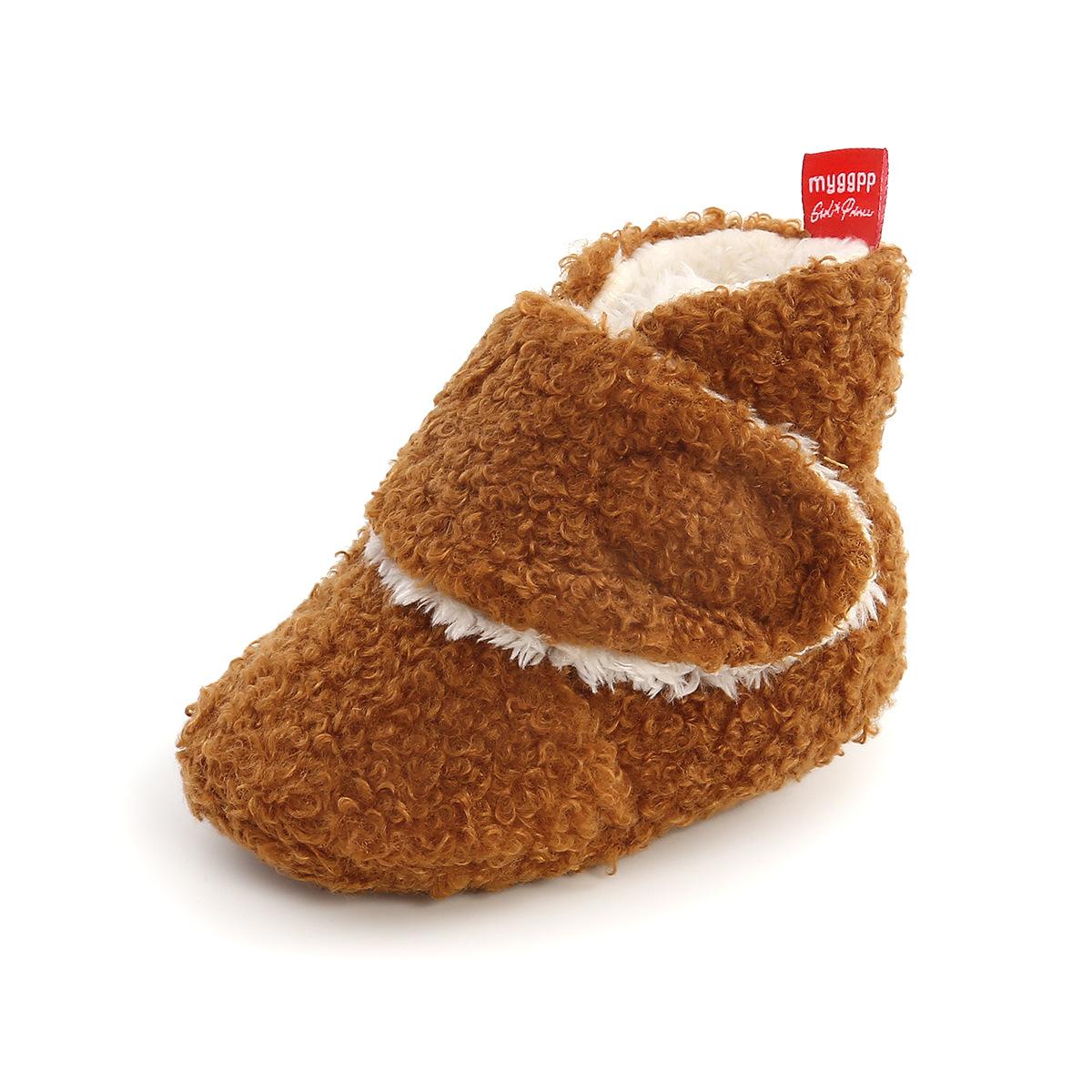 MYGGPP осенне-зимняя плюшевая детская обувь с мягкой подошвой — фото 26