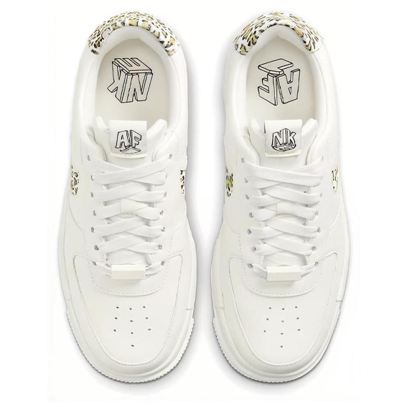 Nike Air Force 1 Low Pixel White Leopard Women's Sneakers DH9632-101