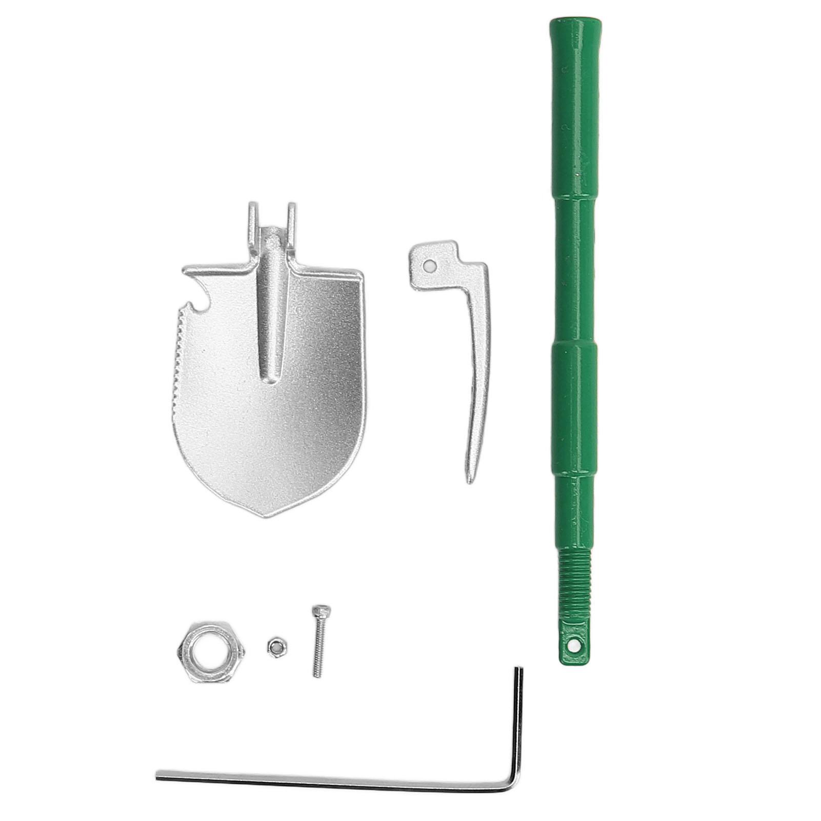 

RC Simulation Metal Shovel Aluminum Alloy Iron Adjustable RC Crawler Shovel Tool for RC Crawler