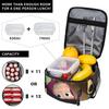 Cute M-Masha and Bear Insulated Lunch Bags High Capacity Meal Container Thermal Bag Tote Lunch Box College  Outdoor Men Women