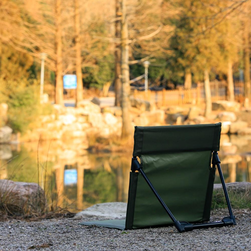 42 * 39 * 37 cm Rückenlehnenkissen, klappbarer Rückenstuhl, atmungsaktives Material, Metall