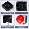 Emergency Stop Button Switches Sphericals Mushroom Head Resetting Designs for Enhances Safety In Industrial Setting
