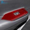 Sticker For Toyota Prius 60 Series 2023 2024 2025 LHD RHD Real Soft Carbon Fiber Car Window Lift Button Panel Trim Accessories