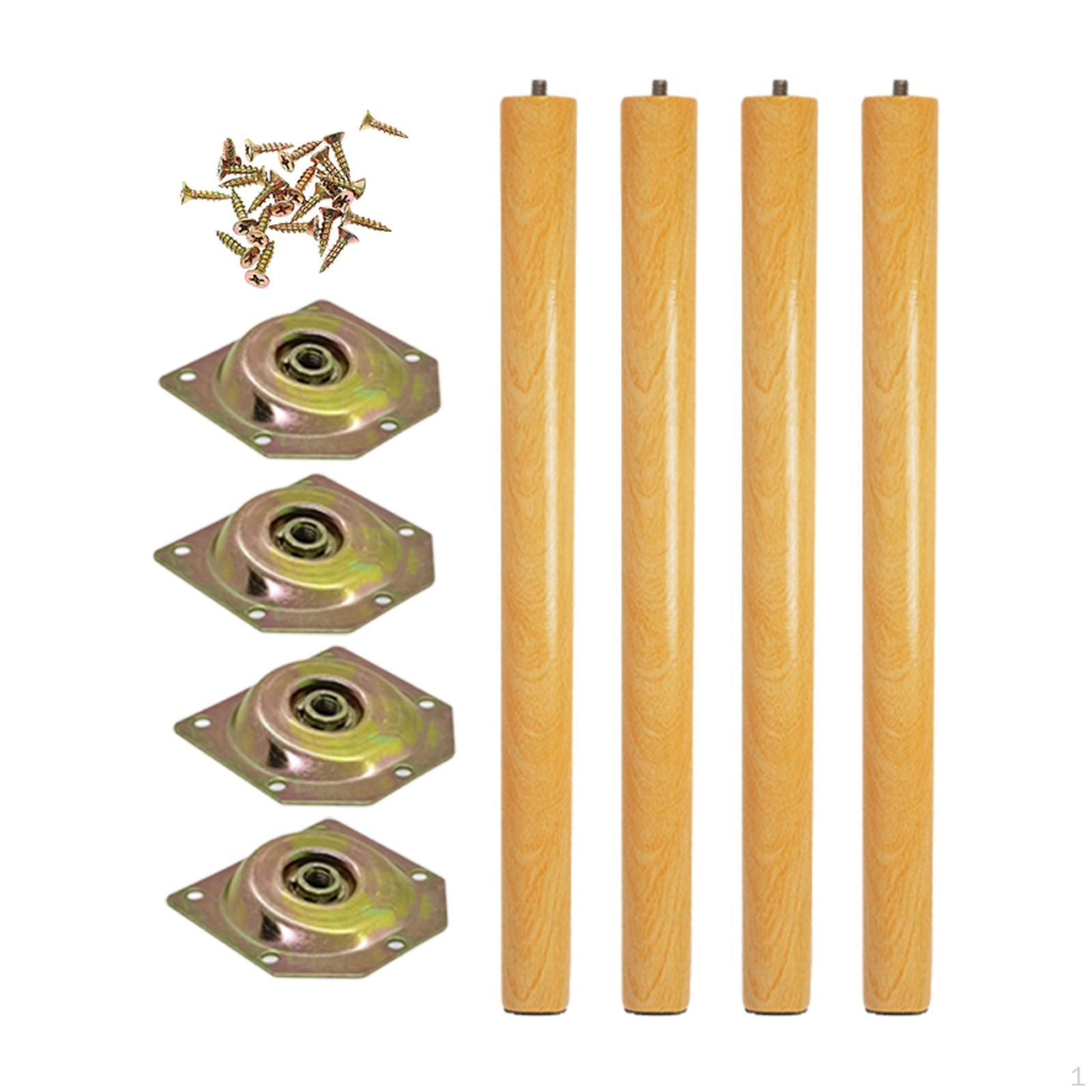 

4 шт. деревянная мебель ножки стул шкаф деревянный стол для дивана 50CM